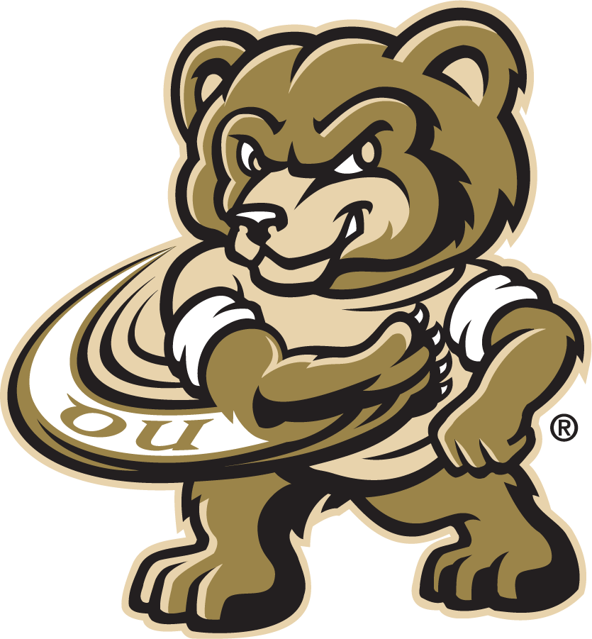 Oakland Golden Grizzlies 1998-2013 Mascot Logo iron on transfers for T-shirts